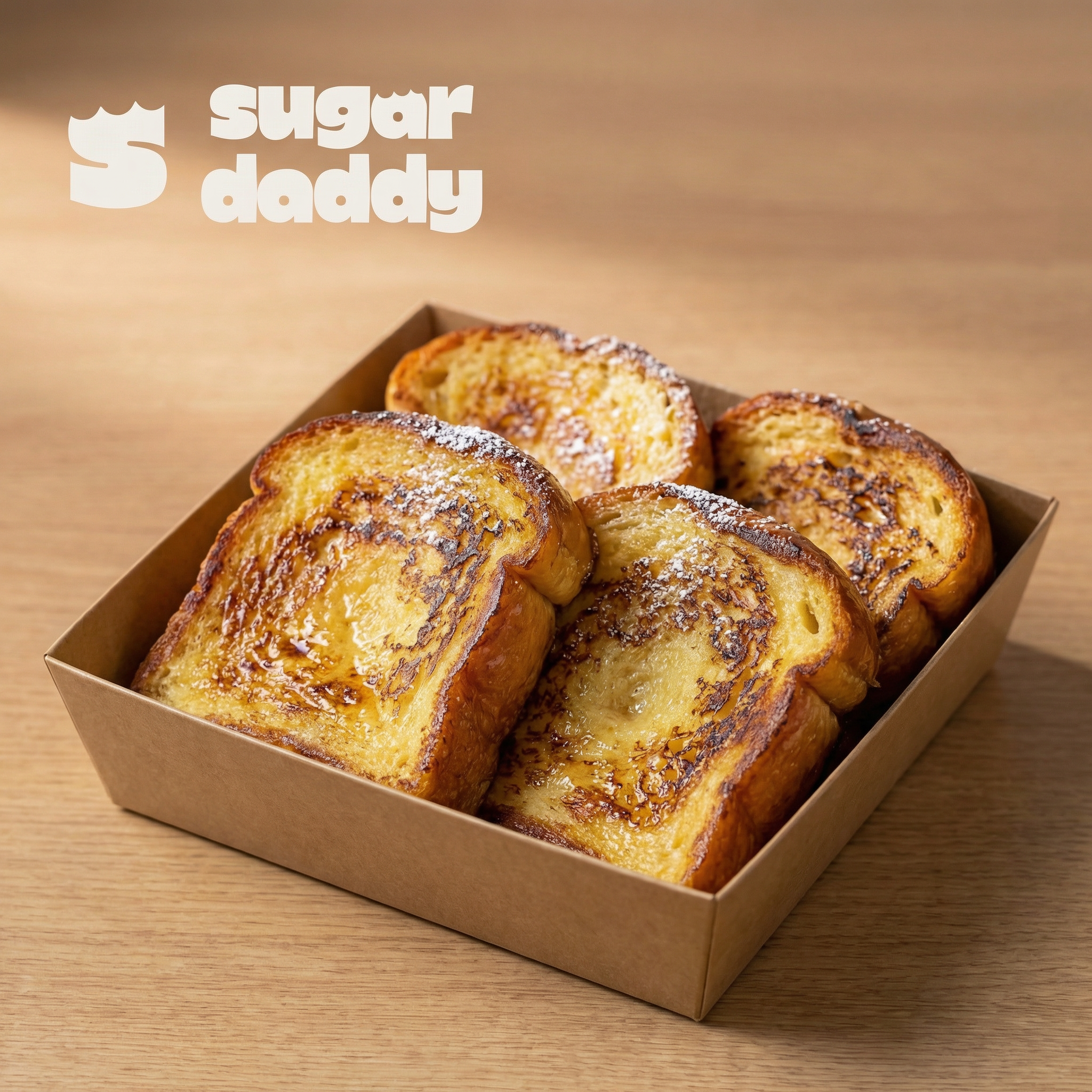 Sugar Daddy Golden Sugar brioche — classic Nutella filling in golden brioche dough