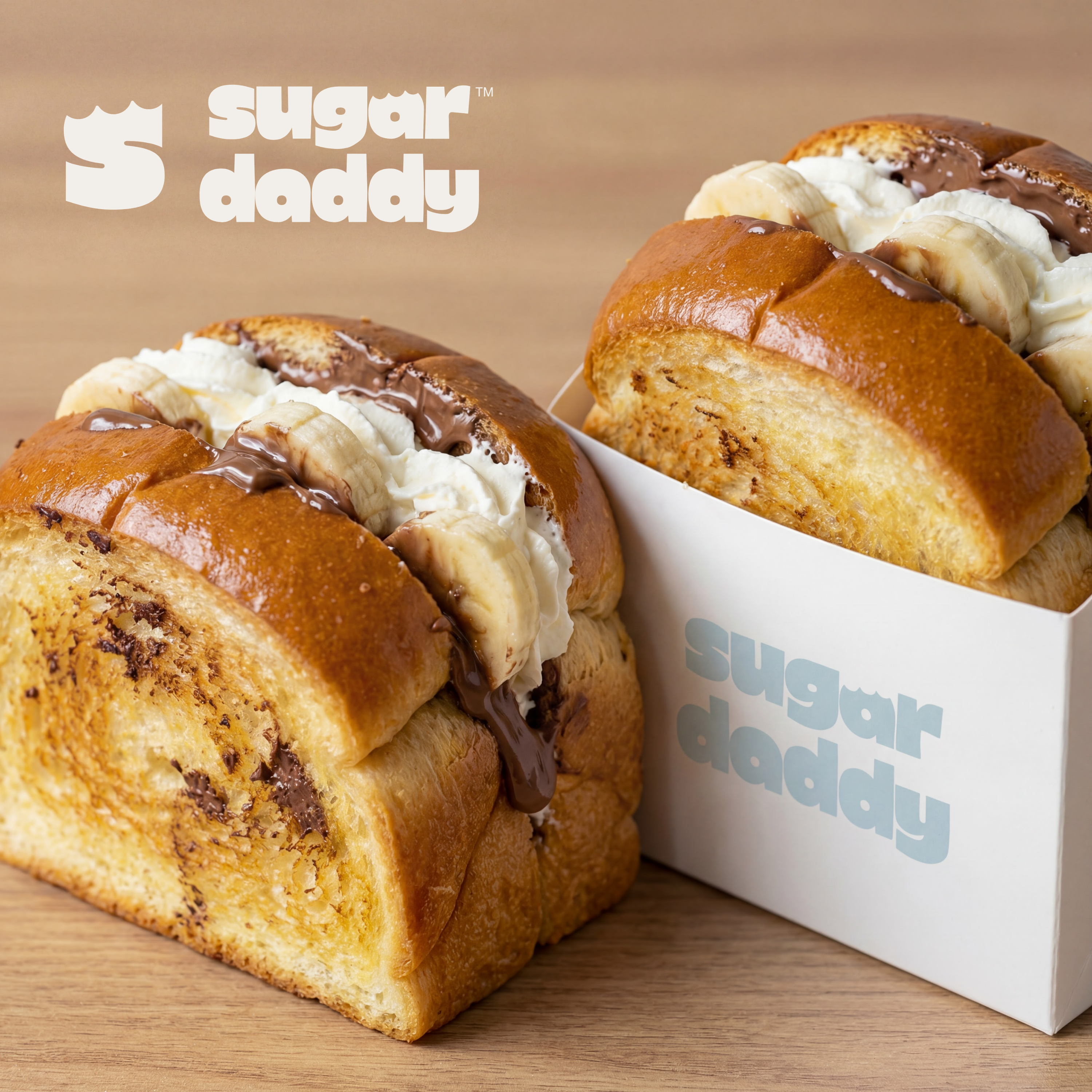 Sugar Daddy brioche — artisan French-style brioche from Da Nang's most-ordered dessert spot